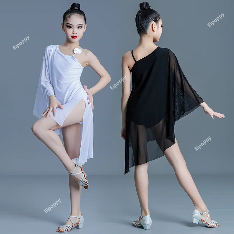 Roupas profissionais para treinamento de dança latina para crianças, meninas, estilo novo 2024