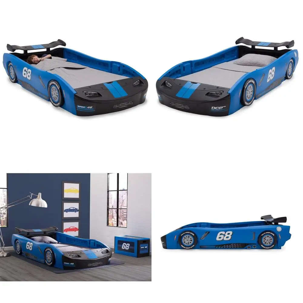 

Детская кровать Blue Dual-Racer Turbo