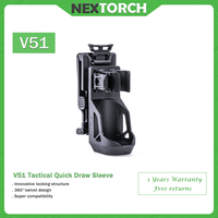 NEXTORCH V51 Flashlight Holder  Torch Tactical Quick-Draw Sleeve, for high power torches with a barrel diameter of 25-32 mm