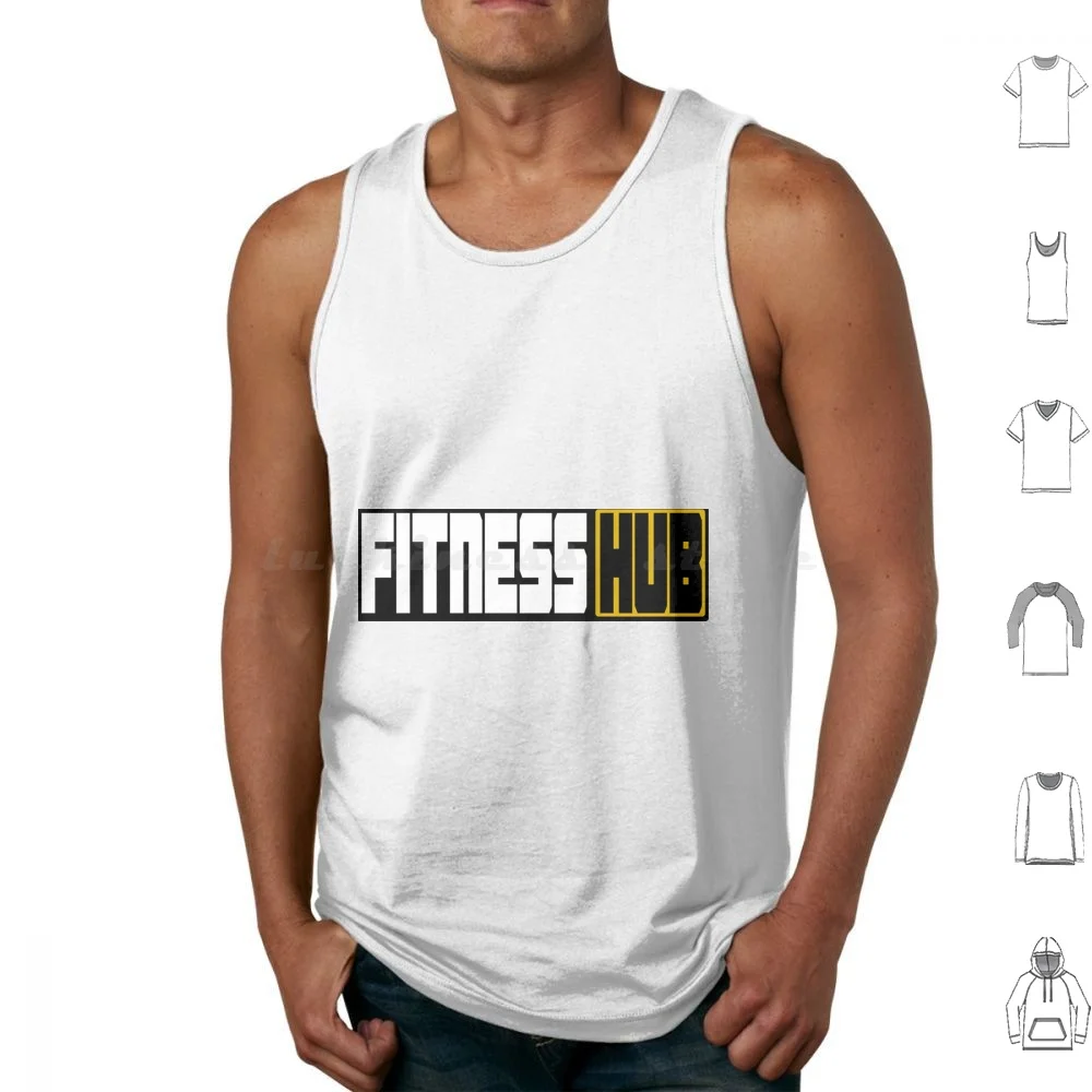 

Классические майки Fitness Hub с принтом из хлопка Fitness Hub Classic