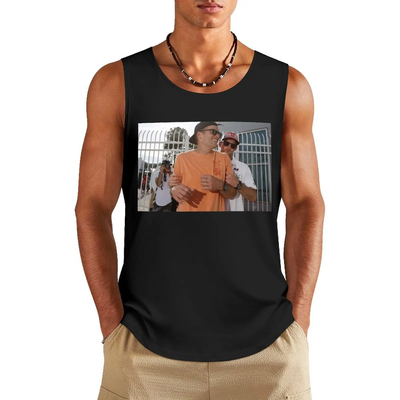 jd martinez tom brady Tank Top men clothing mens gym clothes Men's vest Gym man