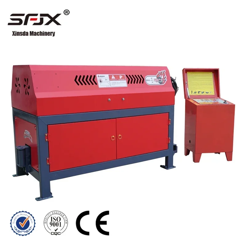 38m small CNC Steel Bar rebar Straightening and cutting Machine