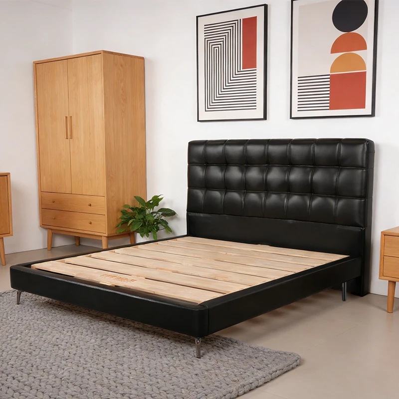 

Кровать JC High Quality Thin Padded Bed - Новая деревянная кровать с тонким матрасом для гостиничных номеров и апартаментов