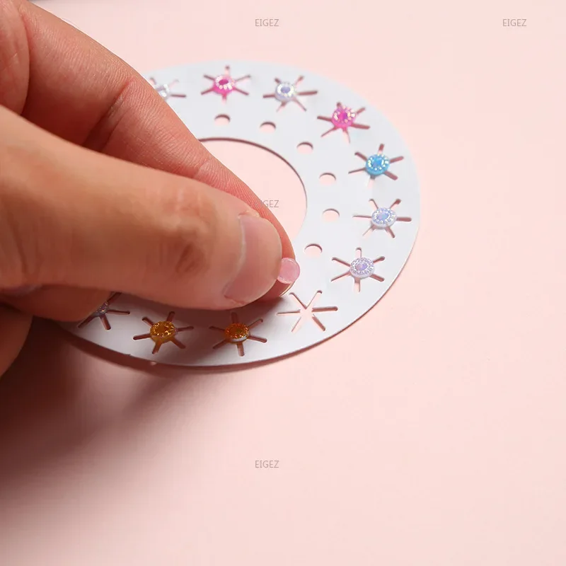 Acrylic Diamond Pearl Stickers Flash Diamond Magician Top Drilling Machine Sticker Specifications