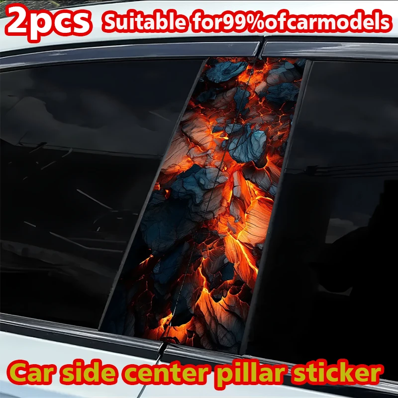 

Car sticker Car B-pillar waterproof fun decorative cover scratches Sunscreen Car door post vinyl decal Various patterns