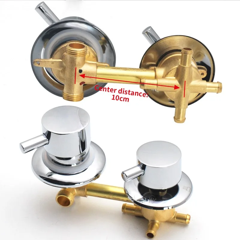 for 2 3 4 5 Way Brass Mixing Valve 10cm Center Distance Bathroom Shower Faucet