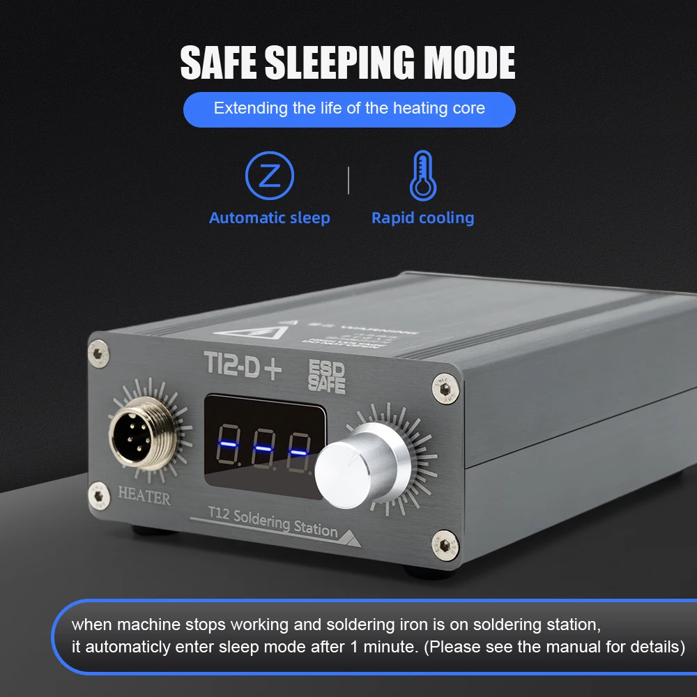 Паяльная станция JCD T12-D PLU – обзор и цена Industrial Laser Soldering Iron