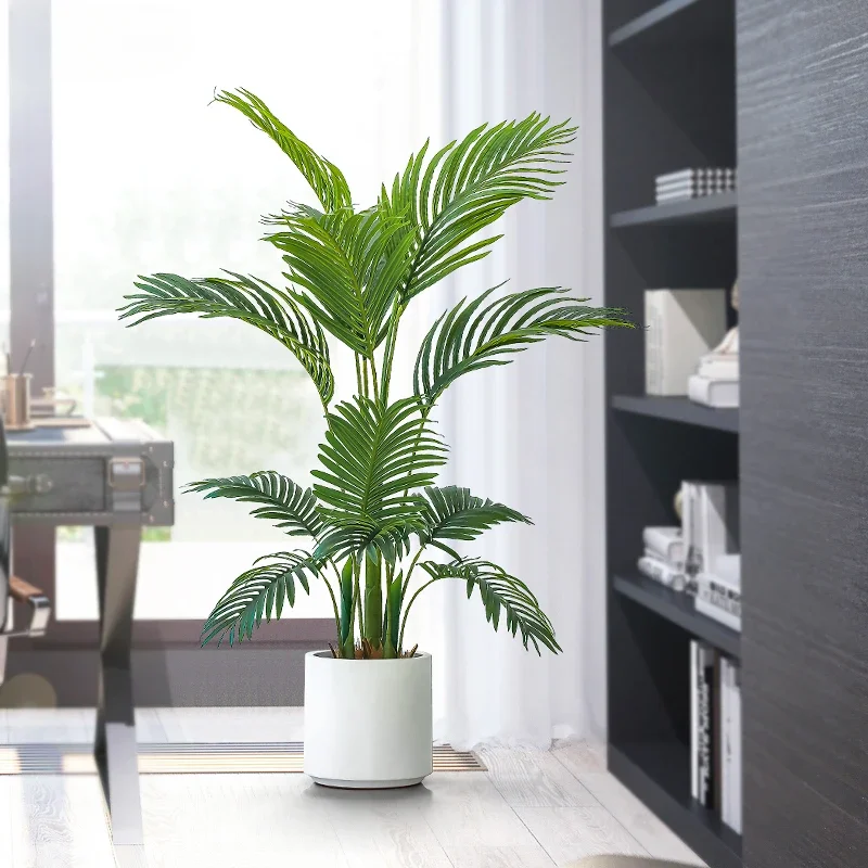 

Simulation of Sugarcane Palm Palm Landing Fake Green Plant Bionic Plant Pot Decoration Shooting Props Room Decor Aesthetic