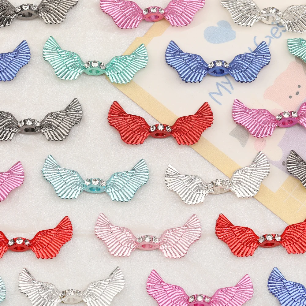 

Cordial Design 50Pcs 20*44MM Jewelry Accessories/Alloy Spacers/Hand Made/Wing Shape/DIY Connectors/Jewelry Findings & Components
