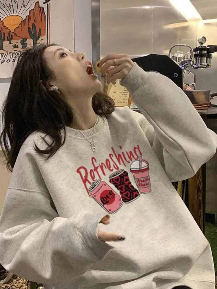 Felpe da donna Donna Peluche Abbigliamento Capispalla Genere Sfumatura color block Classico Pesante Multi-colore Quattro stagioni Fresco