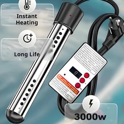 110V 220V  Electric Heater Boiler Water Heating Element Portable Immersion Suspension Bathroom Swimming Pool water heater