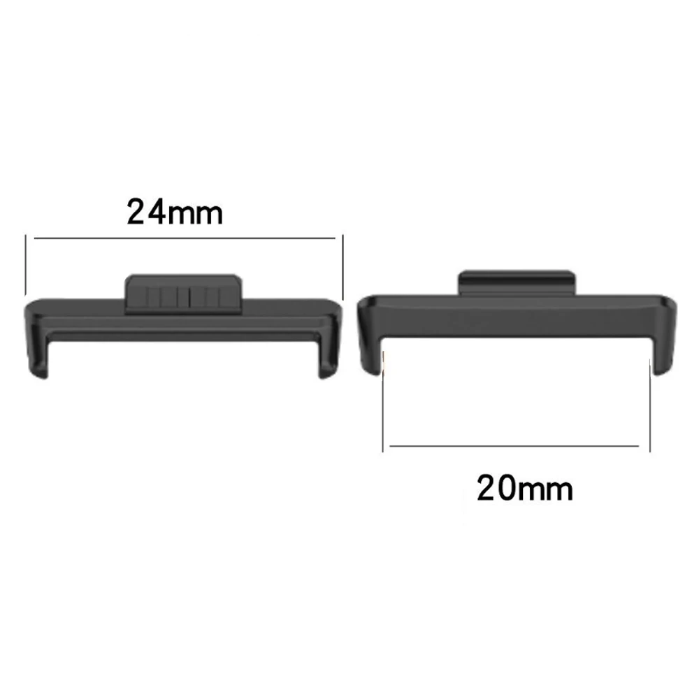 1 par adaptador para huawei relógio ajuste 3 pulseira de metal conector pulseira 20mm adaptador aço inoxidável huawei relógio fit3