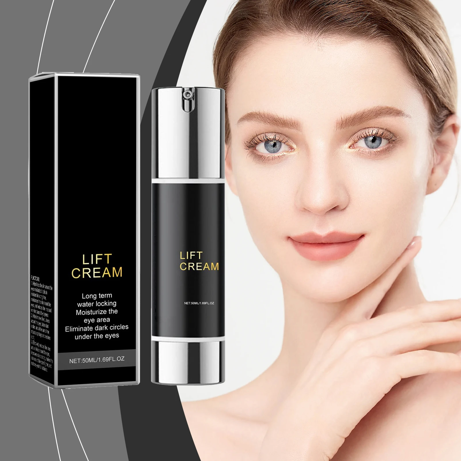 

Eye Tightening Instant Cream Eye Bag Under Eye Dark Circle Remover Against Aging Eye Lifting Cream for Eye Area Moisturizer 50ml