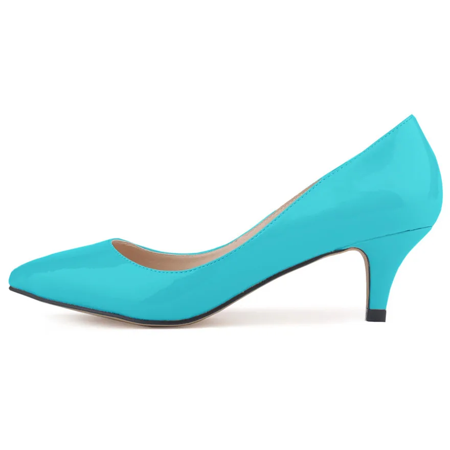 Escarpins pointus en cuir verni pour femmes, chaussures de bureau pour dames, talons hauts rouges peu profonds, chaussures de mariée femme, 6cm