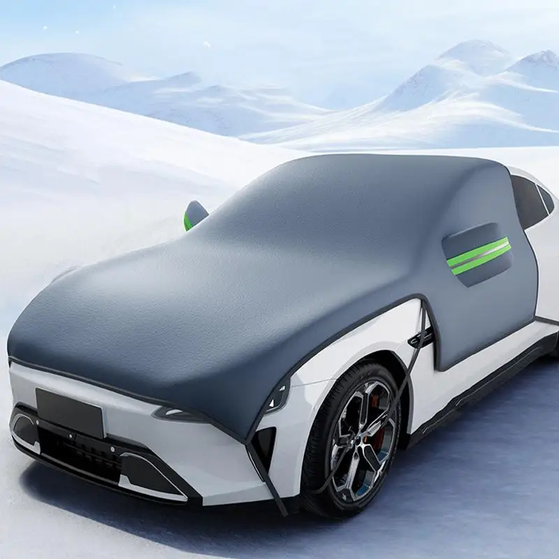 

Car Snow Cover Windshield Ice Protector Cover Windshield Hood Snow Cover Protector for Most Car Sedan SUV Windshield Hood Snow