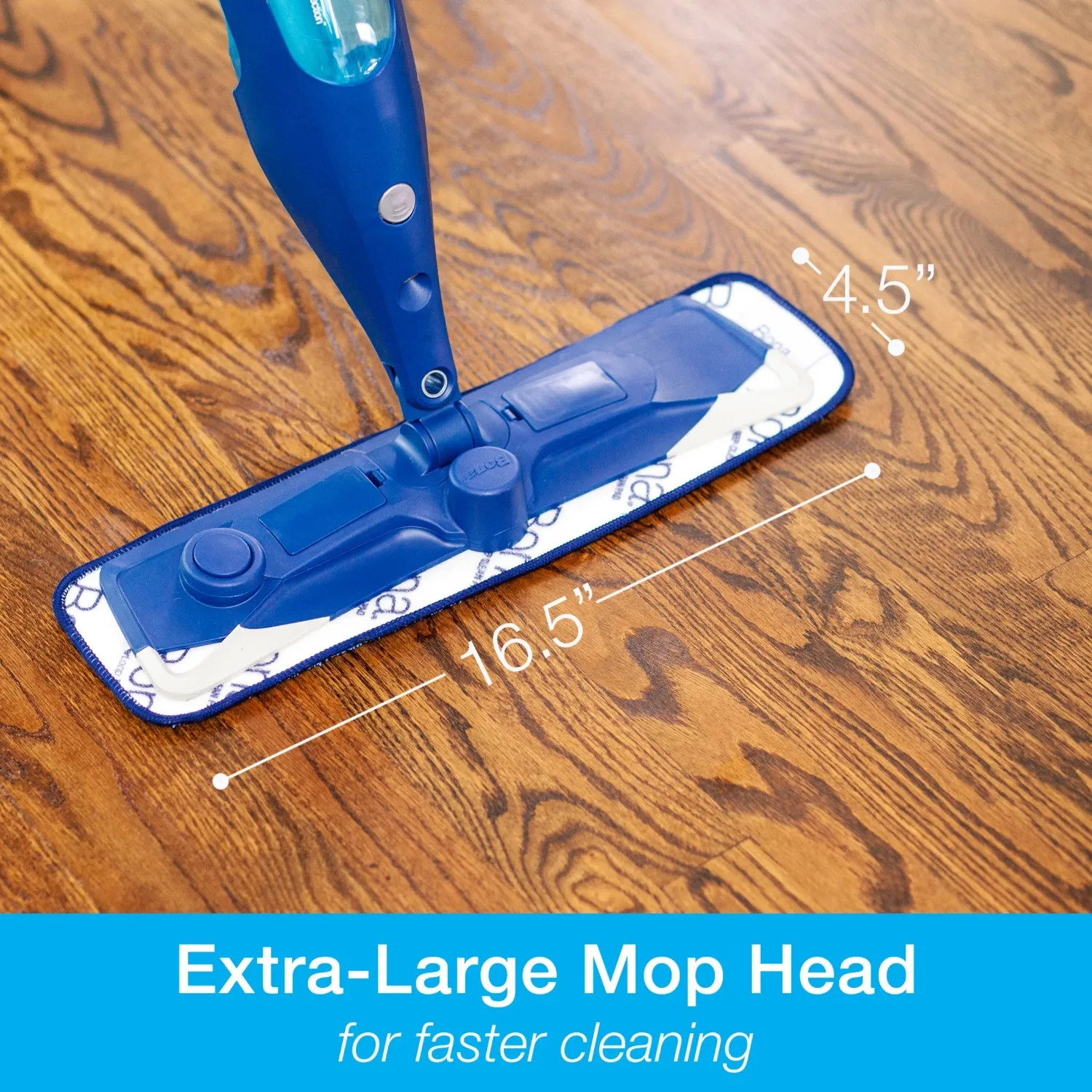 PowerPlus Premium Motion Spray Mop, with Hardwood Deep Cleaner and Deep Clean Pad | USA | NEW