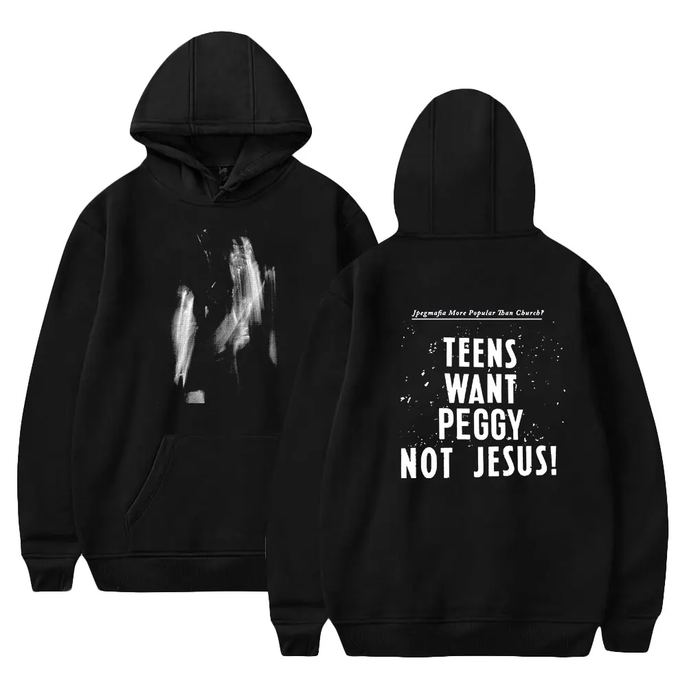 

Jpegmafia Rapper Merch Inverno Hoodies Casual HipHop Estilo Sportwear Impresso Moletom Com Capuz Pullovers