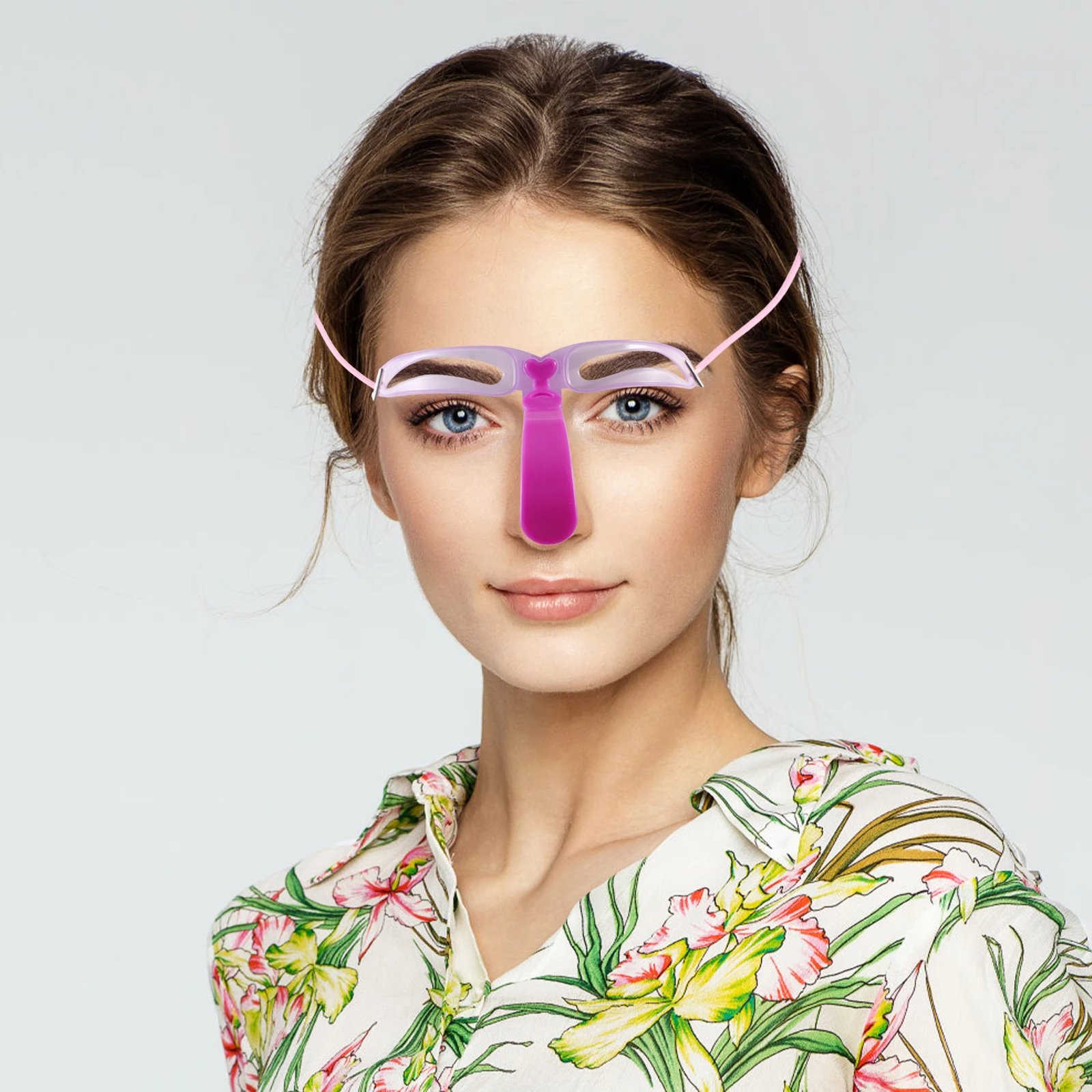 Riutilizzabile 8 Tipi Kit Stencil per Sopracciglia Strumento per Toelettatura Sopracciglia Palmare per Sopracciglia Naturali Definate Più Spesse Più Spesse Strumento di Trucco Fai da Te