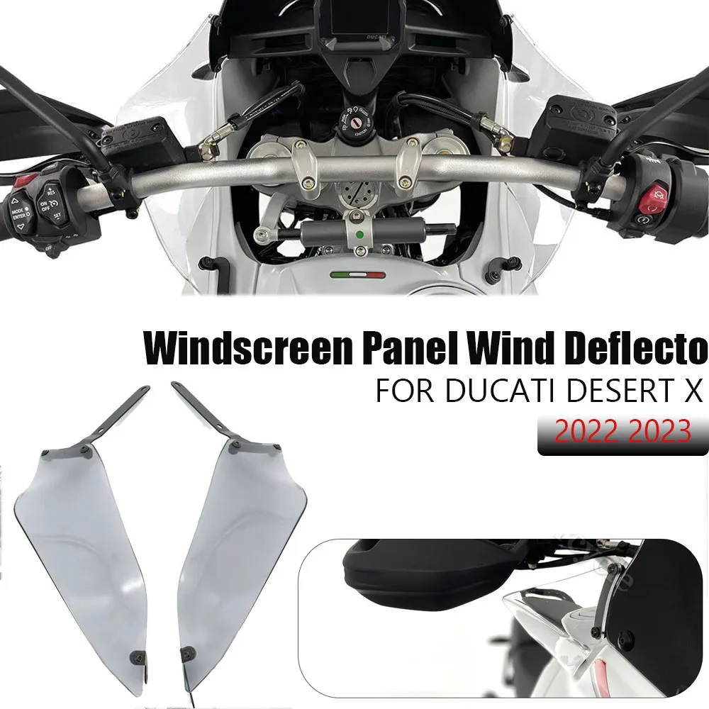 

For Ducati Desert X 2022 and 2023 NEW Motorcycle windshield is sturdy and not easily deformed