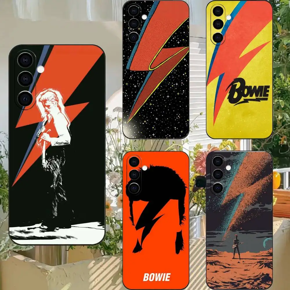Bowie Protection Cover TPU Printed Phone Case for Samsung Galaxy A73/A72/A71/A53/A52/A51/A22/A91/A80
