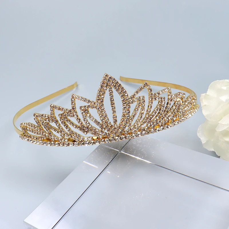 ZANLLOY Fashion Rhinestone Princess Crown Wedding Prom Hair Accessories Bridal Tiaras Birthday Party Headwear Gifts