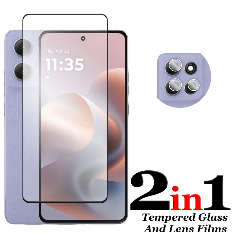 6in1 Für Motorola Moto G86 Glas Für Moto G56 G86 Power 5G Gehärtetem Glas 2,5 D Volle Abdeckung Screen Protector für Moto G86 5G Film – Detail 3