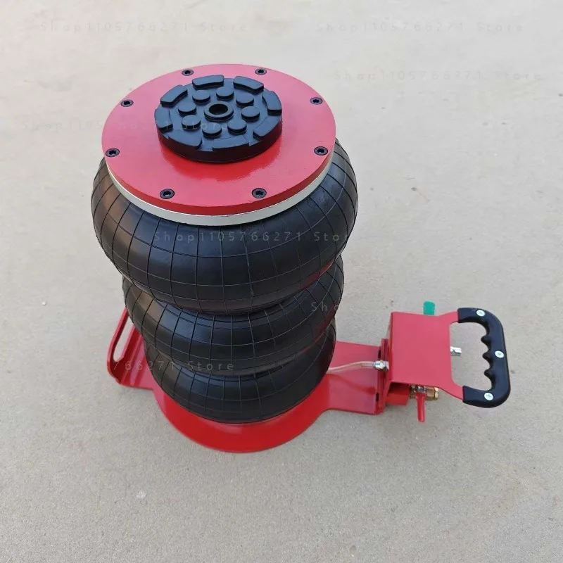 Portable 3-ton pneumatic top horizontal jack escape self-rescue equipment lifting tool