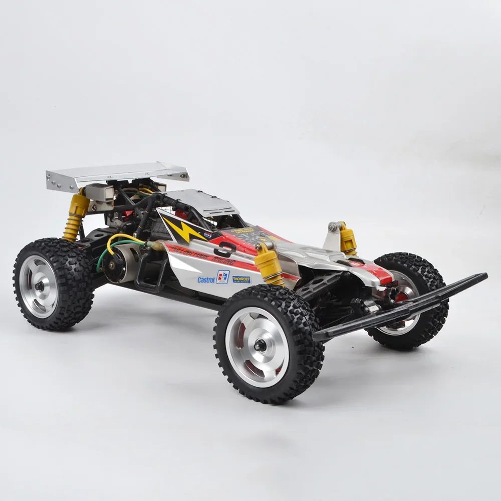 Ruote Buggy in alluminio con pneumatico (anteriore/posteriore) per Tamiya DF02 Avante DT-03T Dark Impact Top Force TD4 Kyosho 4WD 1:10 RC Car Buggy