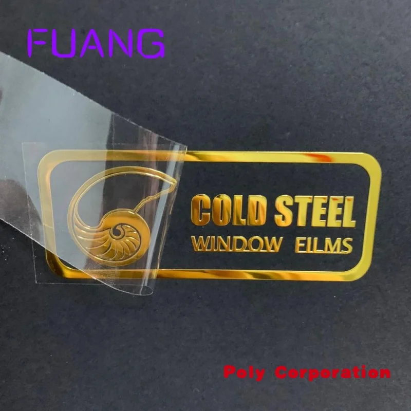 Custom  Custom Waterproof Self Adhesive Heat Metal Label Design 3D Vinyl Embossed Logo Metal Sticker For Car Laptop Noteboo