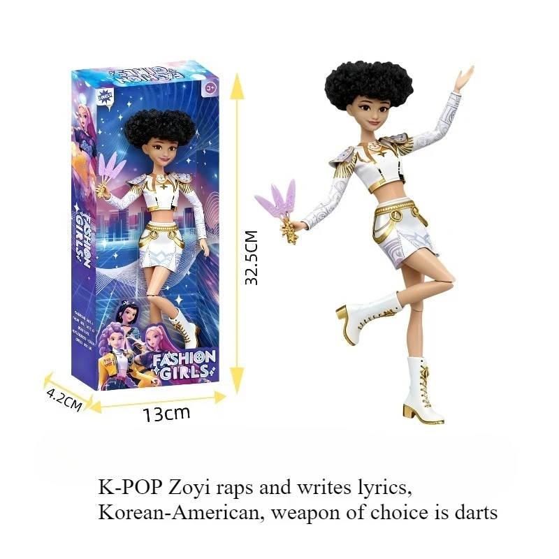 NEUE Puppe Spielzeug Kpop Dämon Jäger Action Figur Spielzeug Rumi Mira Zoey Schöne Prinzessin Baby Mädchen Puppen Kunststoff DIY Spielzeug für Mädchen