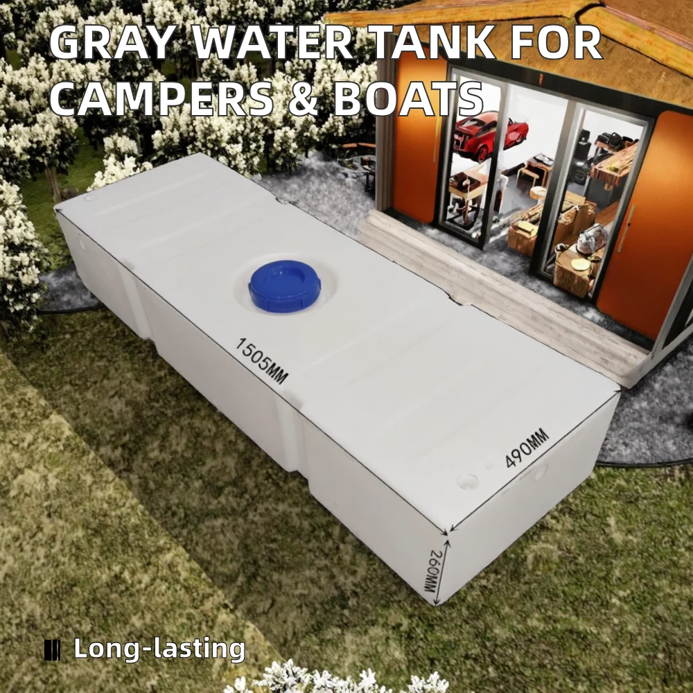 تخصيص JFPC تخييم المطبخ خزان المياه الرمادي مقطورة السفر RV البحرية حياة طويلة خزان الصرف الصحي RV الصين فوجيان