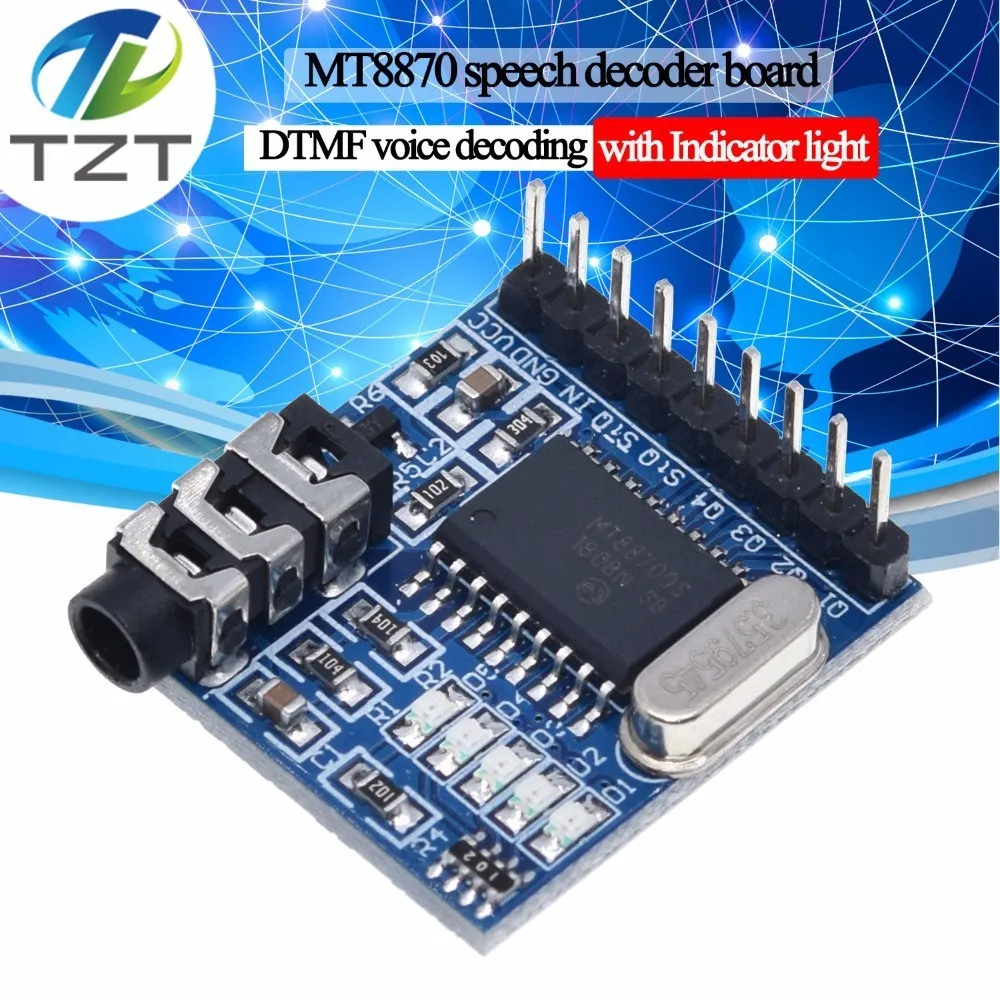 TZT wholesale 1pcs MT8870 DTMF Voice decoding module phone module