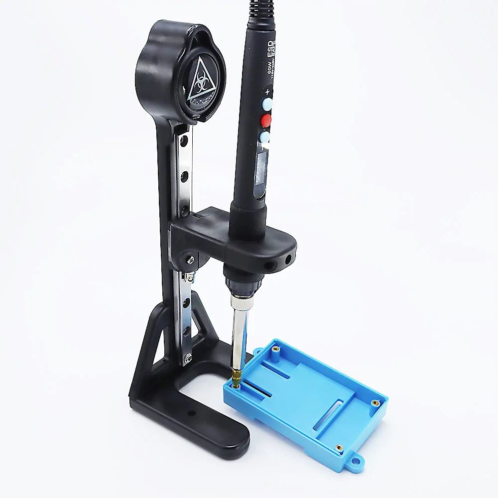 Immagine 3: Nuovo Strumento per Inserti Termofissabili, Saldatore Digitale da 60W con Punta per Inserti Filettati M3 da 1/4' in Plastica per Stampa 3D e Dadi Zigrinati in Ottone