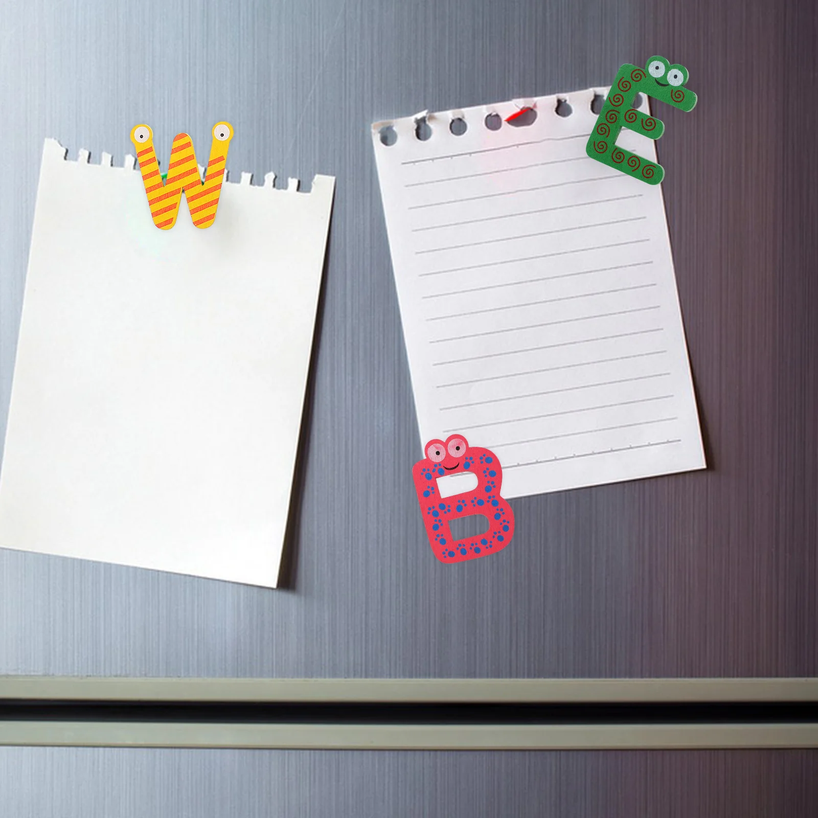 

Colorful Fridge Magnets Wooden Alphabet Magnetic Letters Decorations for Cartoon