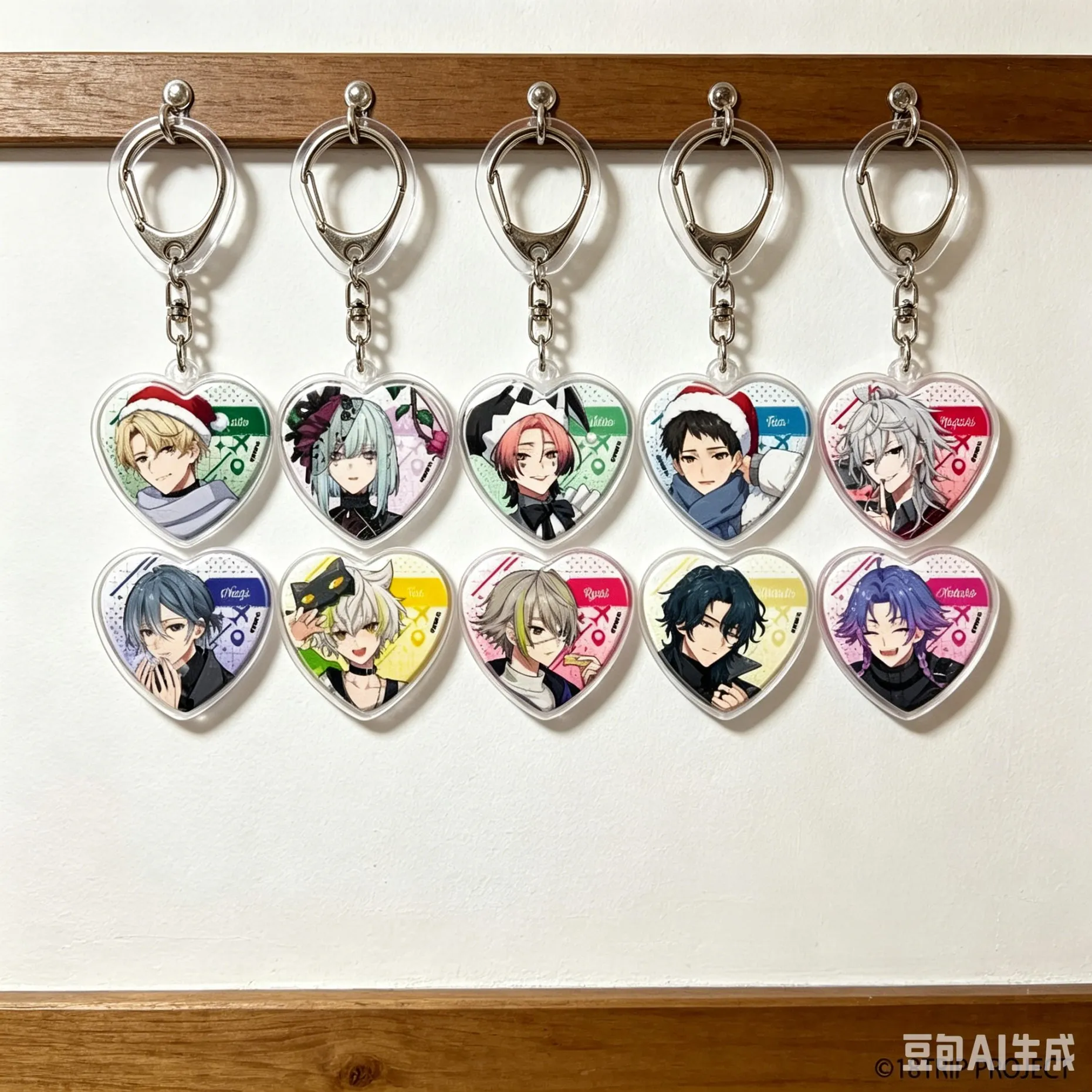 Llavero acrílico de anime de alta definición de 6 cm, 18TRIP, productos encantadores para amantes del anime, como regalo para fans, llavero de producto exquisito