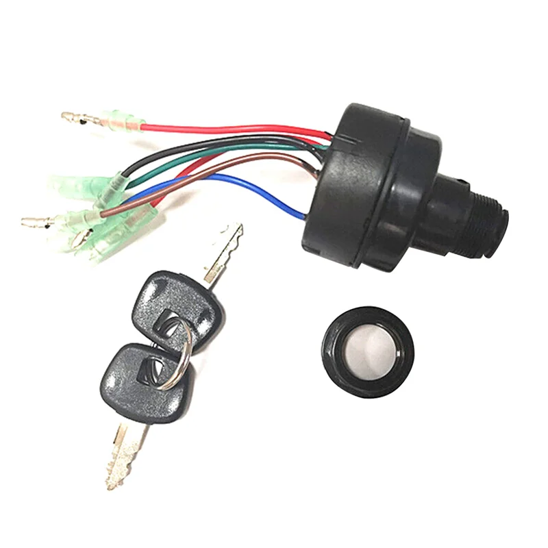 2X para caja de Control remoto fueraborda Tohatsu interruptor de llave de encendido 353-76020-3 353760203-A99D