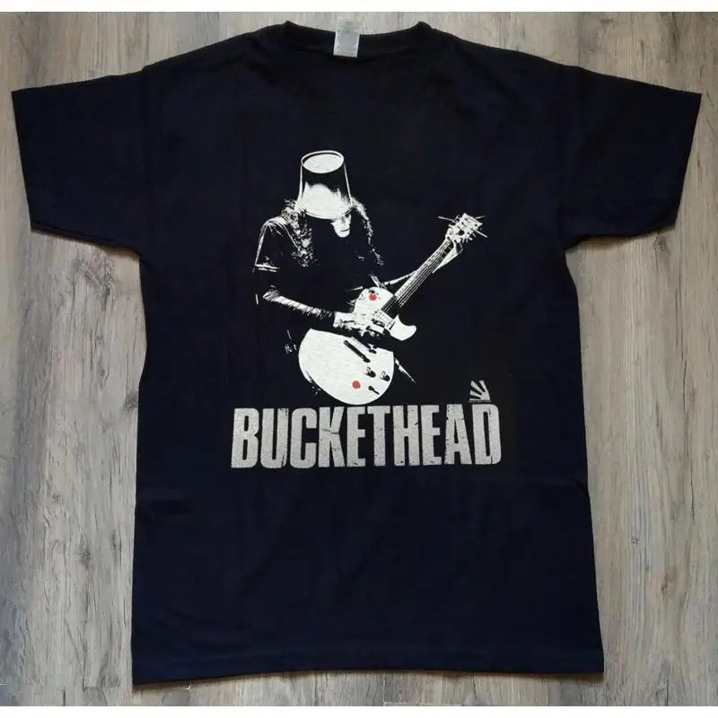 

Футболка Buckethead для фанатов, черная, все размеры S 5XL HE1286