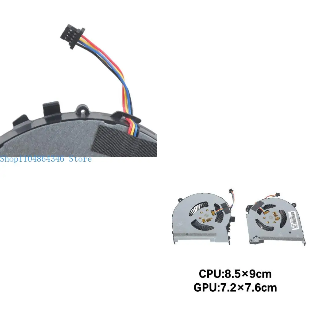

5ASD CPU GPU Охлаждающий вентилятор для 15 DH