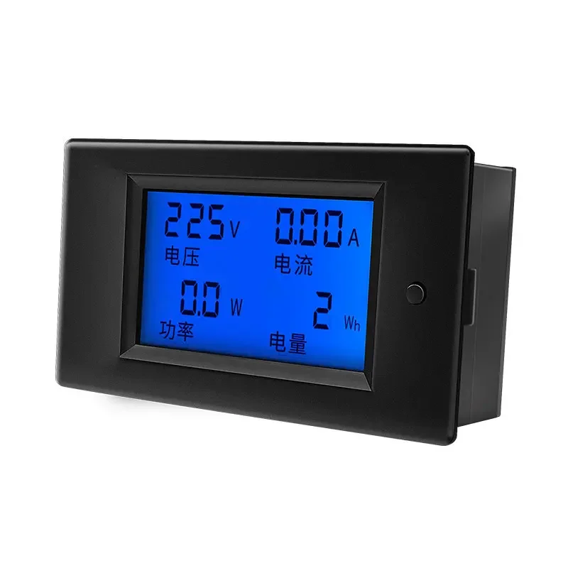 AC voltage ammeter power and quantity power monitor LCD liquid crystal multi-function digital display meter