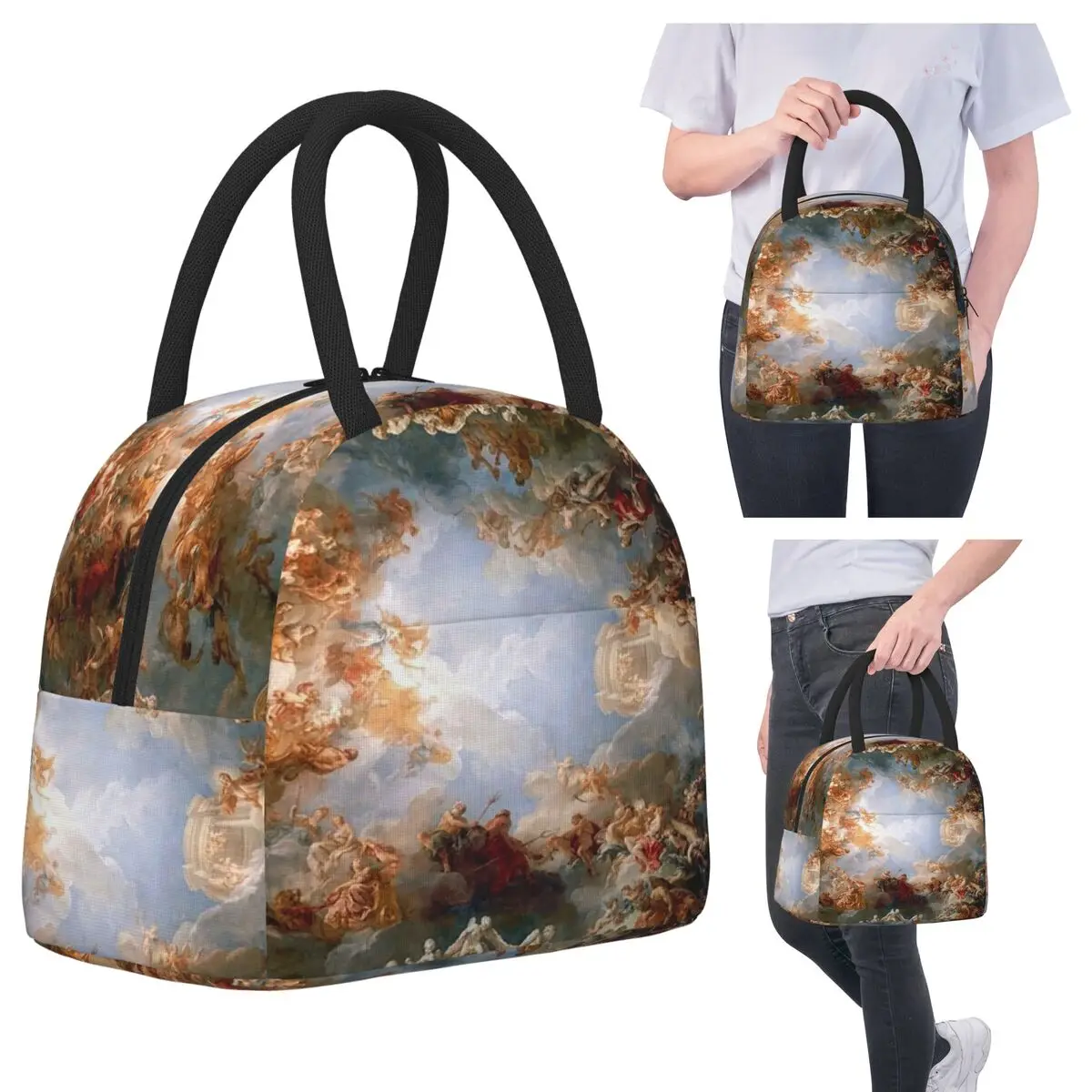 

Early Renaissance A Insulated Lunch Bag for Kids School Cooler Thermal Food Box Tote Leakproof Lunch Boxes Container