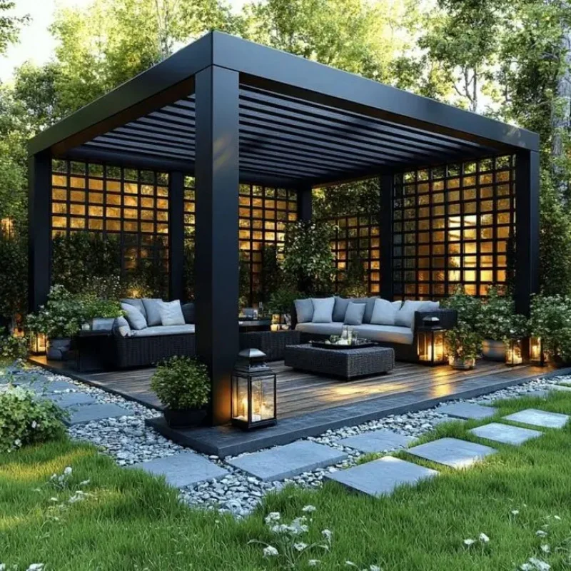 Best Alumina Pergola Outdoor Motorized Bioclimatic Pergolas Aluminum Pergola Roof Pergola 3x6 Garden Pergola Outdoor