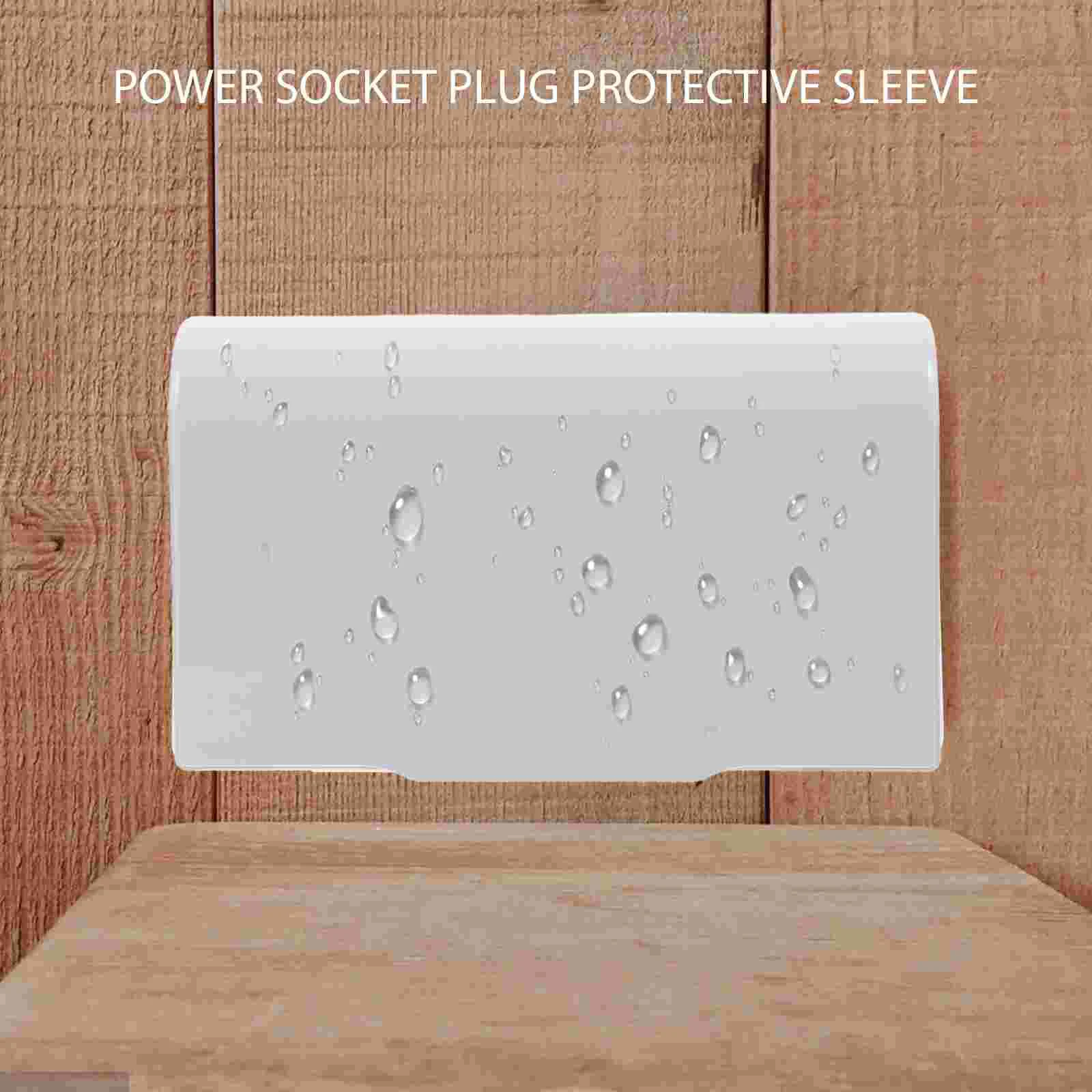 Cubierta de salida a prueba de polvo, caja de enchufe impermeable, protector de interruptor Exterior resistente a la intemperie