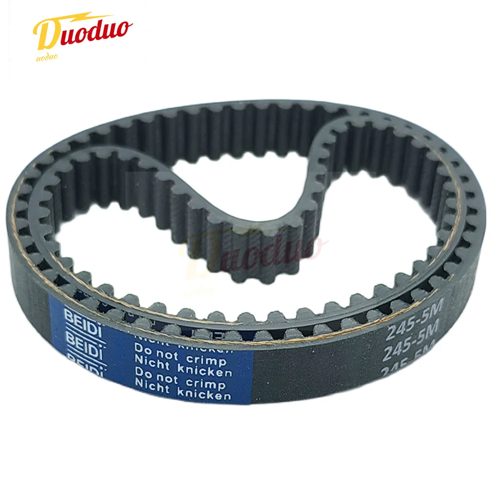 HTD 5M Black Rubber Synchronous Belt, Belt Width 15/20/25/30/40mm, Belt Circumference 795mm~935mm, HTD5M Closed-loop Rubber Belt