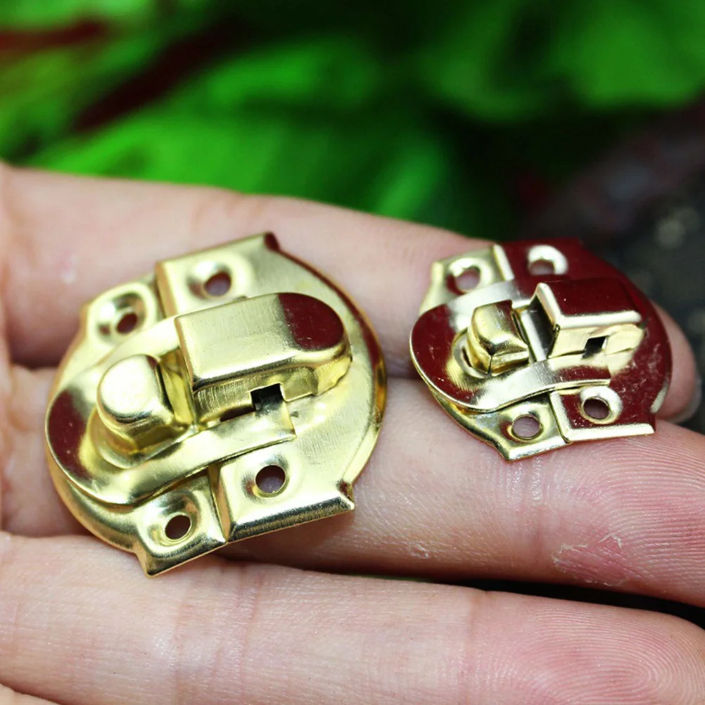 

Decorative Drawer Latch Small Hasp Locks Hook Chest Latches Hardware Vintage Buckle Retro Clasp Padlock