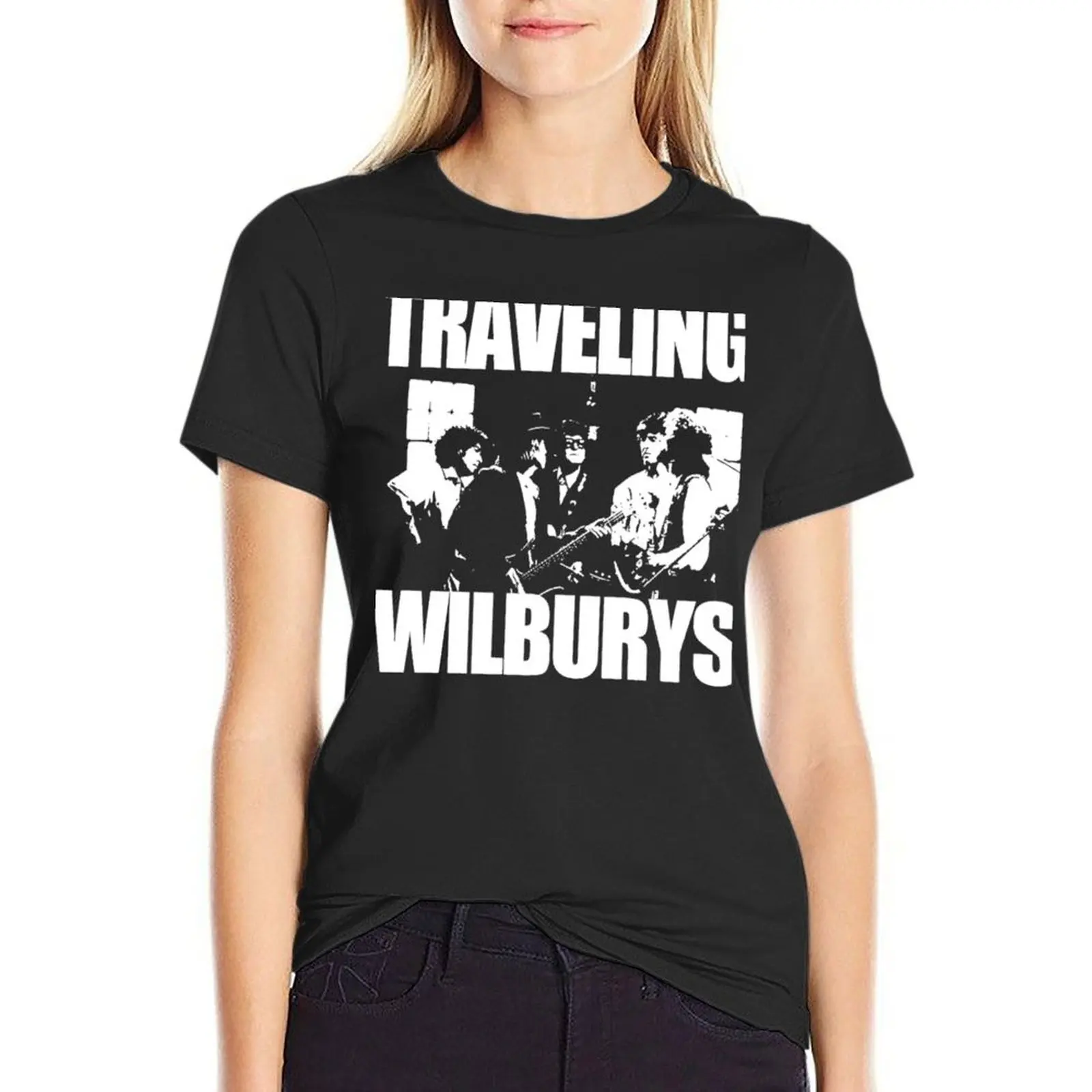 folk rock band the traveling wilburys T-Shirt cute clothes cute tops t shirt dress Women