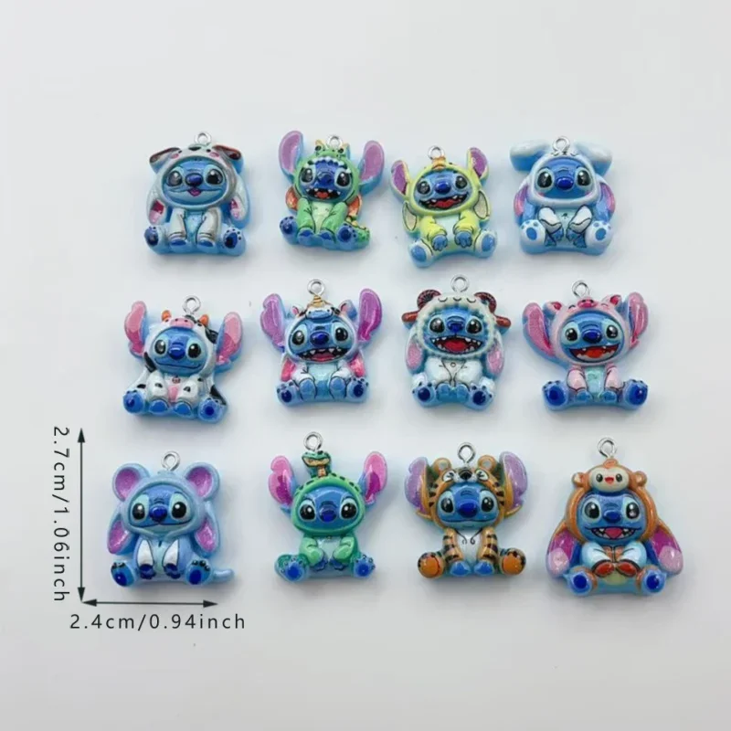 10 قطع من مجوهرات الراتنج على شكل كلب حيواني قلادة كرتونية أقراط ذاتية الصنع قلادة صنع المجوهرات إكسسوارات يدوية 2025