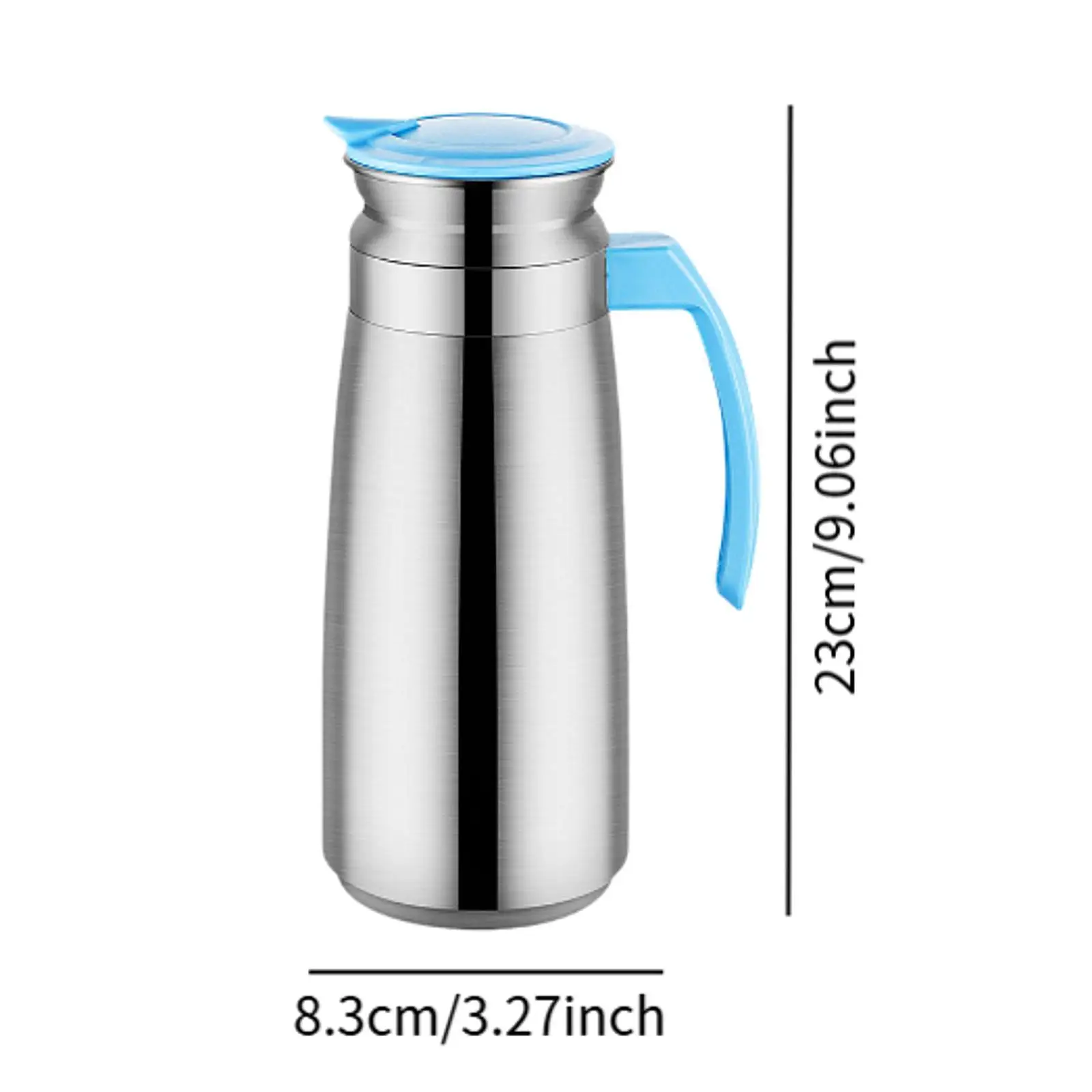 Cold Water Kettle Leakproof Water Jug 1.3L Carafes Teapot Bottle Beverage Jar Water Bottle for Kitchen Milk Picnic Party Fridge