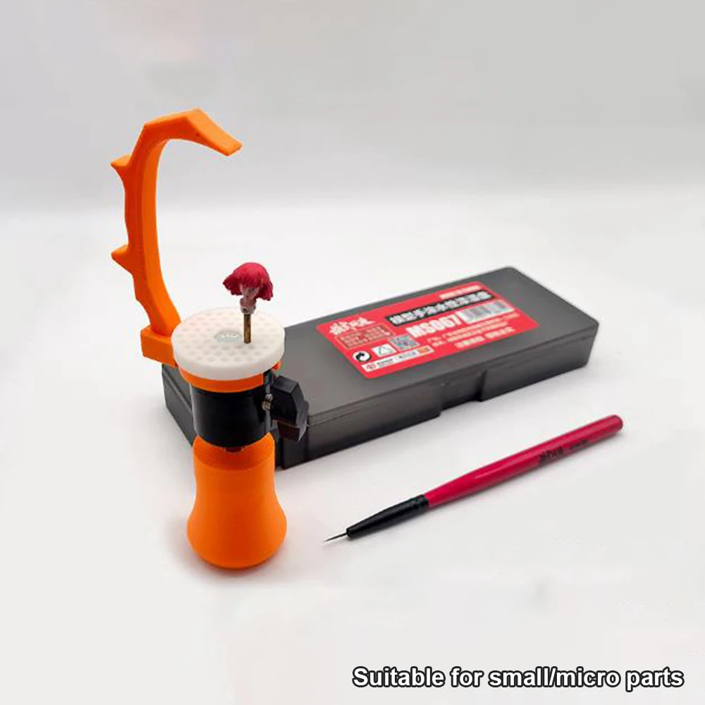 360°Rotation Stable Miniature Model Hand Held Painting Fixed Bracket Hobby Craft Coloring Tool