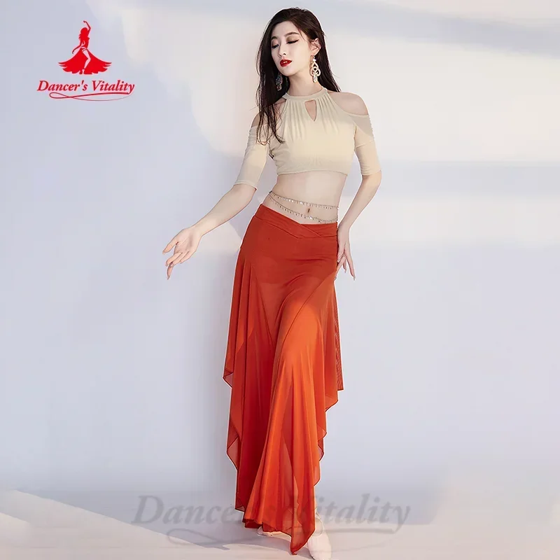 Belly Dancing Costumes for Women\'s Comfortable and Elegant Practice Clothes Adult Oriental Dance Professional Training Clothing