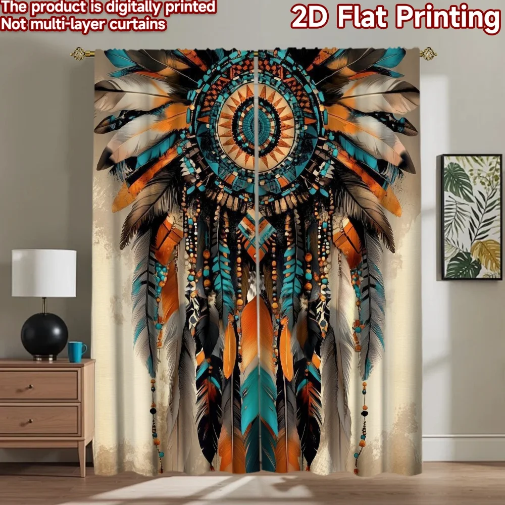 

1pc 2D flat Photography Backdrop Photography Banner Colorful Feather 100% Polyester Holiday Decorations Use for Suitable for